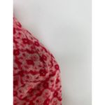 Columbia Pink Red Printed 1/4 Zip Long Sleeve Pullover Women's Size Medium M Photo 5