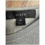 J.Crew Silver Metallic Merino Wool Dress Twist Back Long Sleeve Size M Red Size M Photo 4