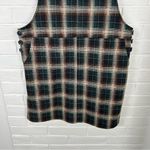 SO  Plaid Knit Button Pinafore Dress Size M Photo 3