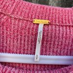 Free People  Pink Cropped Mock Neck Sweater Small Photo 2