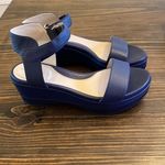 Cole Haan  Grand Ambition Women’s Wedges- Navy- Size‎ 10 Photo 2