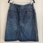 Vintage 80s 90s Gitano Denim Skirt 15W x 24L Medium Wash Size Medium Wash Jean Photo 1