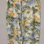 Tommy Bahama Women 100% Silk Tropical Floral Print Wide Leg Cropped Sz 14 Photo 0