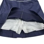 Boston Proper  Mini Skirt Size‎ 8 A-Line Pleated Bow Nautical Coastal Preppy Photo 4