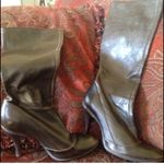 Giani Bernini 👄Sexy Gianni Chocolate Slip On Super Stretch Knee High Boots Photo 1