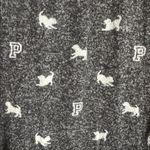 PINK - Victoria's Secret NWOT PINK Victoria’s Secret Charcoal Gray Puppy Dog Sleepwear Leggings Sz Large Photo 2