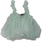 Sunday in Brooklyn Anthropologie Sunday Brooklyn Mint Green XS Tulle tank Photo 2