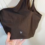 Old Navy ✨  Active Brown One Shoulder Tank Top Small NWT Photo 7