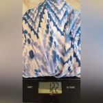 Design History Blue/white Sleeveless Long Maxi Dress Size Large, Tie Back Photo 11