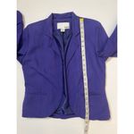 Bar III Bar lll Purple 3/4 Sleeves Open Front By Blazer Jacket Sz L Women Photo 5