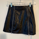 SheIn  Faux Leather Skirt Black Photo 0