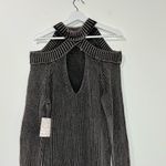 Free People Half Moon Bay Washed Grey Charcoal Oversized Pullover Sweater NWT S Photo 6