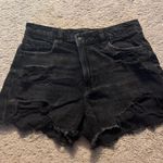 American Eagle  Jean Shorts Outfitters Black Photo 0