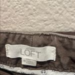 Loft Ann Taylor  Women’s Linen Blend Pants Size 6 khaki green Photo 4