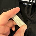 Altar'd State Black ribbed  oversized romper Size Medium Photo 2