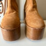Simon Miller High Raid Platform Chunky Suede Leather Platform Brown Boot Size 38 Photo 2