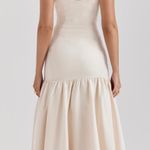 House Of CB Amore Dropped Waist Midi Dress Photo 6