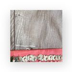 BCBGMAXAZRIA  ❤︎︎ Silk Chiffon Bead Strapless Cocktail Mini Dress ❤︎︎ Pink Floral Photo 5