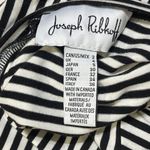 Joseph Ribcoff Side Tie Top Black White Stripe Size 2 Flutter Sleeve Photo 4