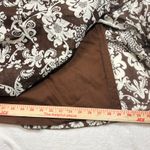 Apt. 9  12 Midi Skirt Brown‎ Floral A-Line Cottagecore Summer Y2K Paisley Garden Photo 6