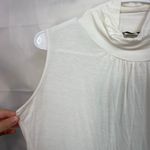 Joseph A Vintage  women's white sleeveless mock neck lightweight stretch top S Photo 1