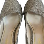 Caparros  Odessa Heels Champagne Sparkle  Women’s Size 9 Peep Toe Bow Accent Photo 4