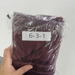 Point Sur Sweater Womens Large Burgundy Mock Neck Merino Alpaca Blend Ribbed Red Photo 9