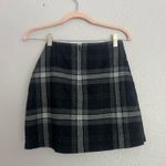 Wilfred Aritzia  gray plaid wrap mini skirt 4  Photo 3
