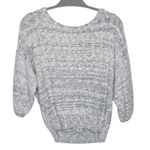 Michael Stars Gray Textured Knit Loose Fit Sweater Large Boho Lagenlook Coastal Photo 1