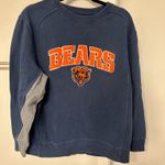 Vintage Navy Chicago Bears Crewneck Sweatshirt Pullover Blue Size XL Photo 0