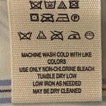 Free People  white with light blue stripes long sleeve button down Medium EUC Photo 12