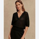 Varley NEW  Women’s Callie Knit Top Black Large Photo 3