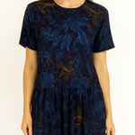 Vintage 80s top & skirt set Blue Photo 0