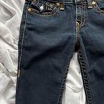 True Religion  Dark Blue Denim Cut Off Shorts Photo 4