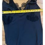 ZARA NWT  LACE MIDI SLIP DRESS black size large Photo 4