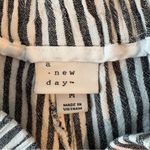 A New Day  Women's Medium Striped Pull-On Shorts - Black/Charcoal Photo 2