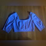 Circus by Sam Edelman Circus NY Crop Top with Smocked Back in Fairy Wren (Lilac), Size L, NWT Photo 2