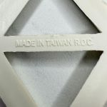 Vintage Plastic White Scarf Slide Shirt Tie Bar Belt Buckle Photo 7