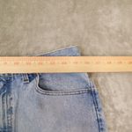 Lee Vintage 90s  Light Wash Blue Jean Denim High Rise Mom Shorts Women's size 16P Photo 2