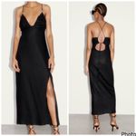 ZARA NWT LINEN BLEND STRAPPT MIDI DRESS Photo 4