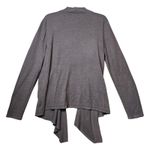 White Stag Cardigan Sweater Womens XL Gray Open Front Drape Hem Long Sleeve Photo 3