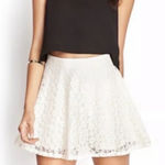 Urban Outfitters Kimchi Blue UO ivory lined lace skirt size medium Photo 0