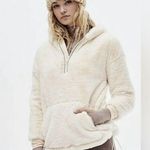 Free People Movement Off The Record Fur Jacket Beige White Size XS Photo 0