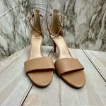 Vince Camuto Tan Heeled Sandals Leather Strappy Sexy Stilettos Summer Vacation Photo 1