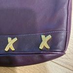 Paloma Picasso Purple Leather Bucket Bag Crossbody Purse Photo 1
