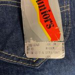 Lee Deadstock Vintage 80s Women's Denim Riders Jeans Indigo Dark Wash Size 15 Photo 10