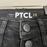 PTCL Women’s High Rise Skinny Fit Eco-Friendly Denim Jean Black Size 26 NWT Photo 3