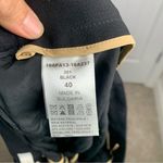 Chloé Chloe black pleated front straight‎ leg pants size 40 or size large US Photo 8