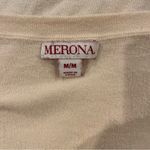 Merona 🌺 BLUE AND RED ARGYLE CARDIGAN SWEATER SIZE MEDIUM🌺 Photo 3