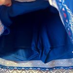 PGA Tour  Blue Pink Geometric Diamond Active Golf Skort, Size M Photo 2